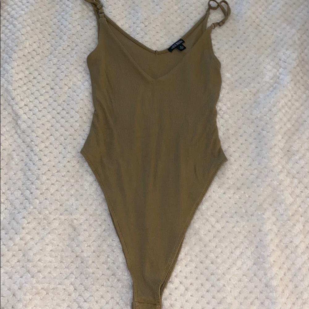 Ribbed knit bodysuit